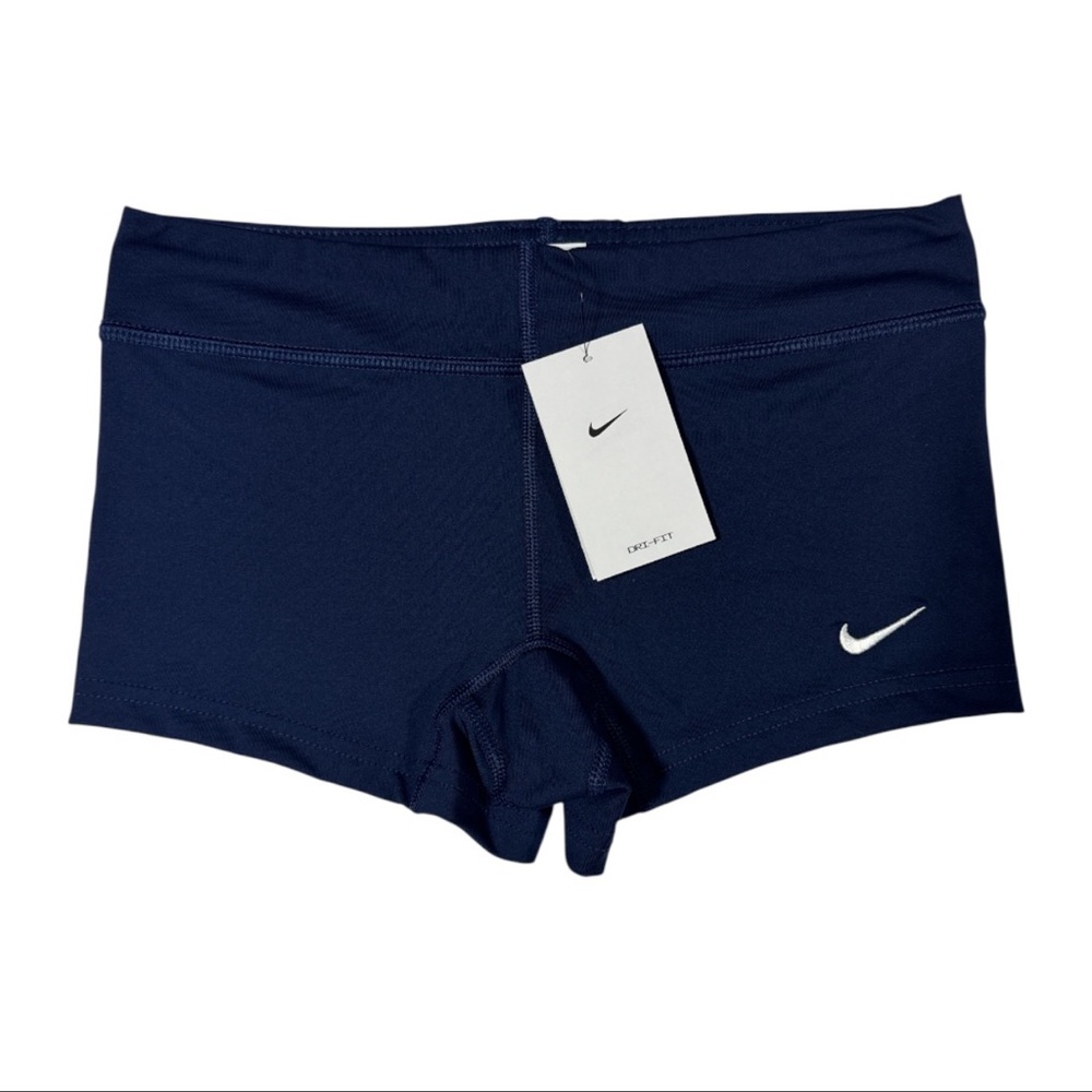 Nike Womens Dri-Fit Volleyball Shorts
Navy Blue Athletic Shorts Medium